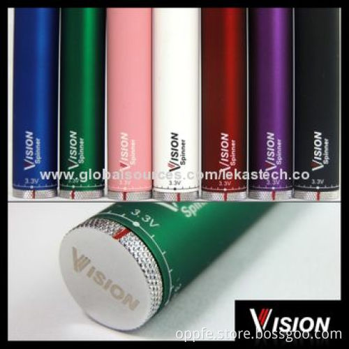 Vision Spinner 1300mAh Battery, Variable-voltage Vaporizer Twist Vape Pen, 1300 C